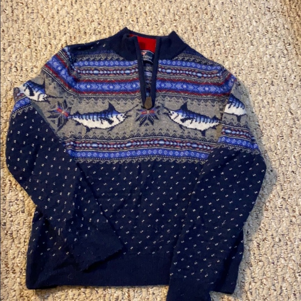Vineyard Vines half zip sweater